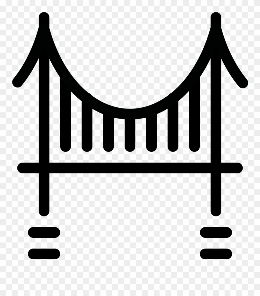 Building Bridge Suspension Building Bridge Suspension - Sink Clipart