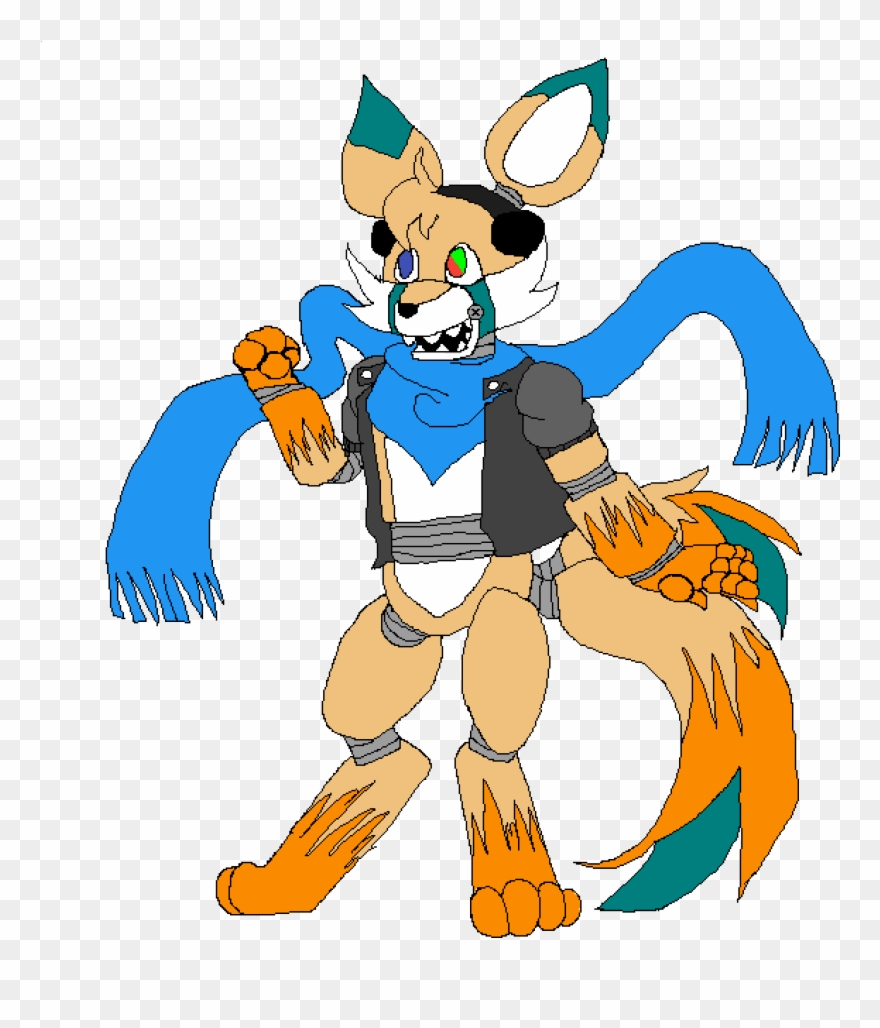 Noah The Fennec Fox Colored - Cartoon Clipart