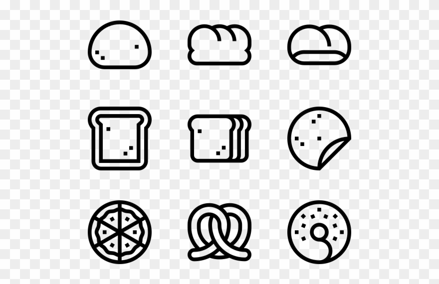 Bakery - Medical Services Icons Clipart