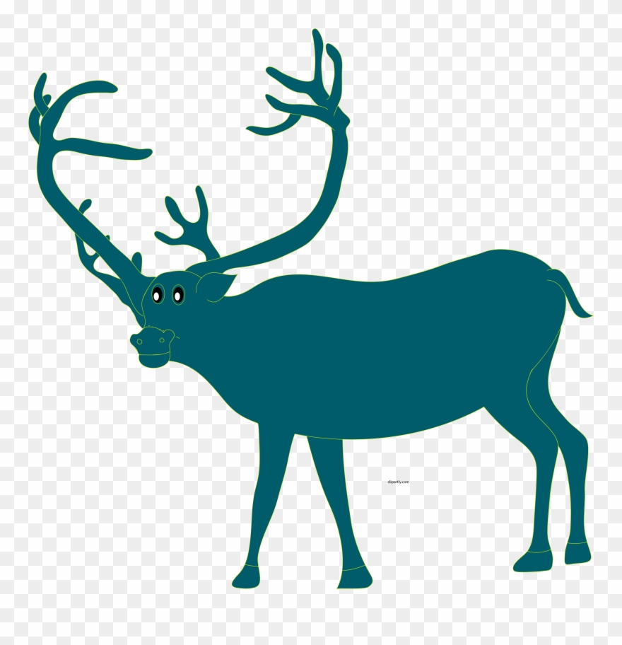Christmas Deer Clipart Png - Christmas Day Transparent Png