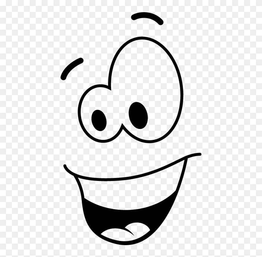 45274 Sticker Cartoon Yeux Modele 5 - Sourires Dessins Clipart