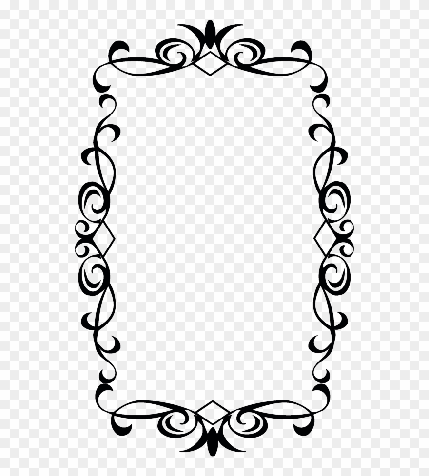 Wedding Borders Clip Art - Vintage Frame Png Free Transparent Png
