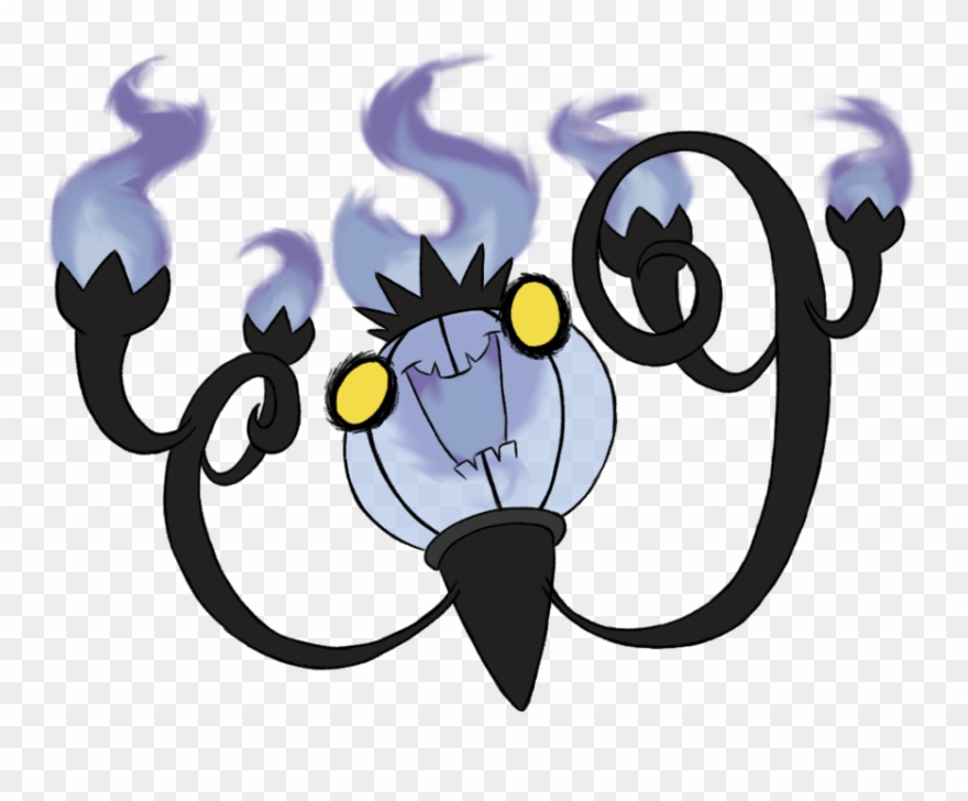 609 Chandelure By Winter Freak-d35yyqy - Cartoon Clipart