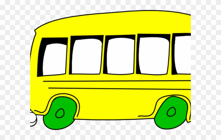 Bus Clipart Food - Bus Black And White Cartoon - Png Download