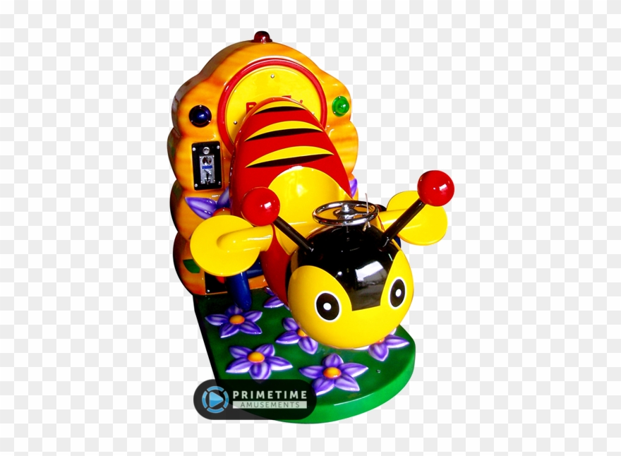 Flower Bee Kiddie Ride By Barron Games - Bee Kiddie Rides Clipart