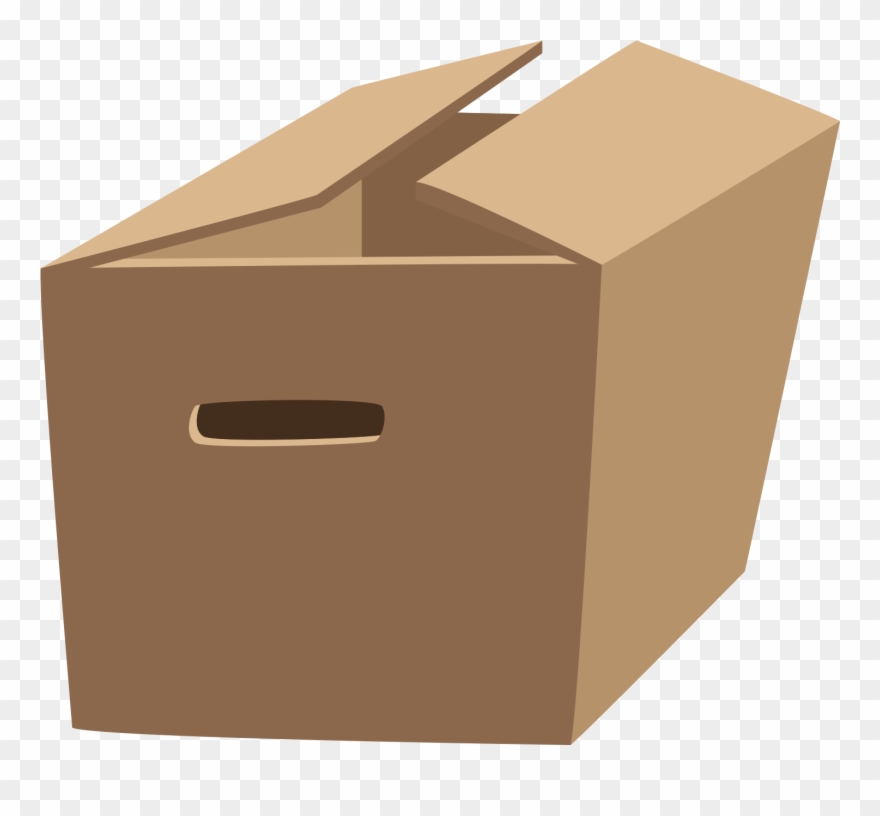 Box And Labeling Carton Gift An Open - Box Clipart