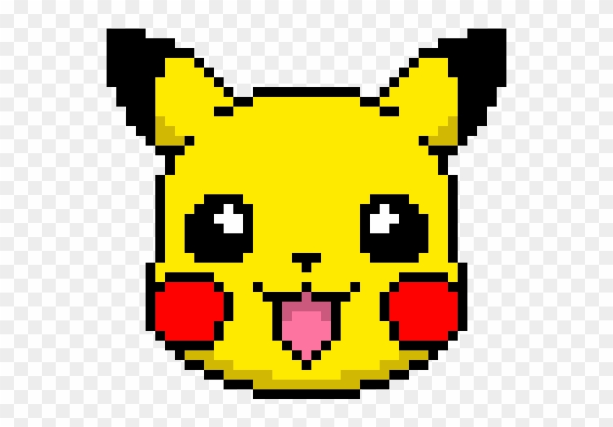 Pikachu - Pixel Art Cute Pikachu Clipart