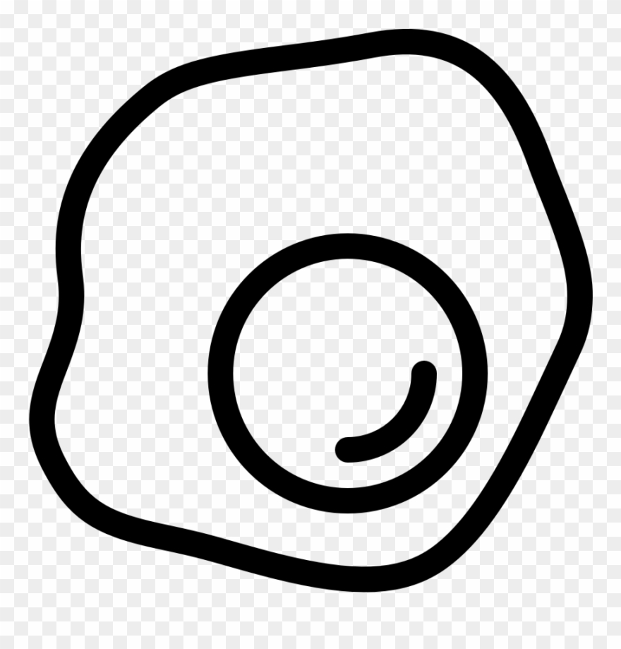 Food Egg Fried Food Egg Fried Food Egg Fried - Circle Clipart