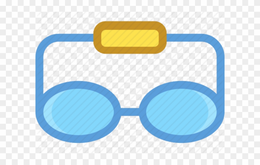 Goggles Clipart Swimming Gear - Circle - Png Download