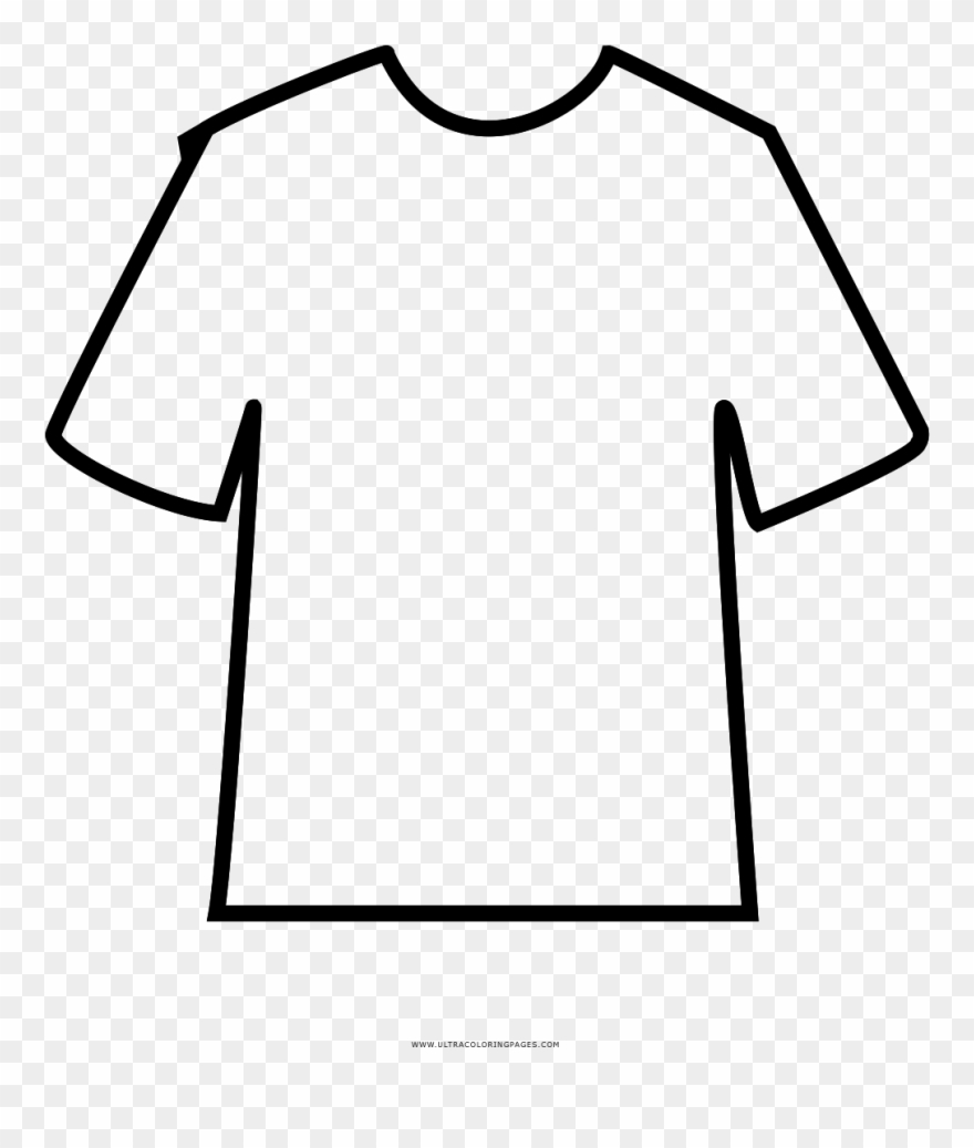 Tshirt Coloring Page Clipart