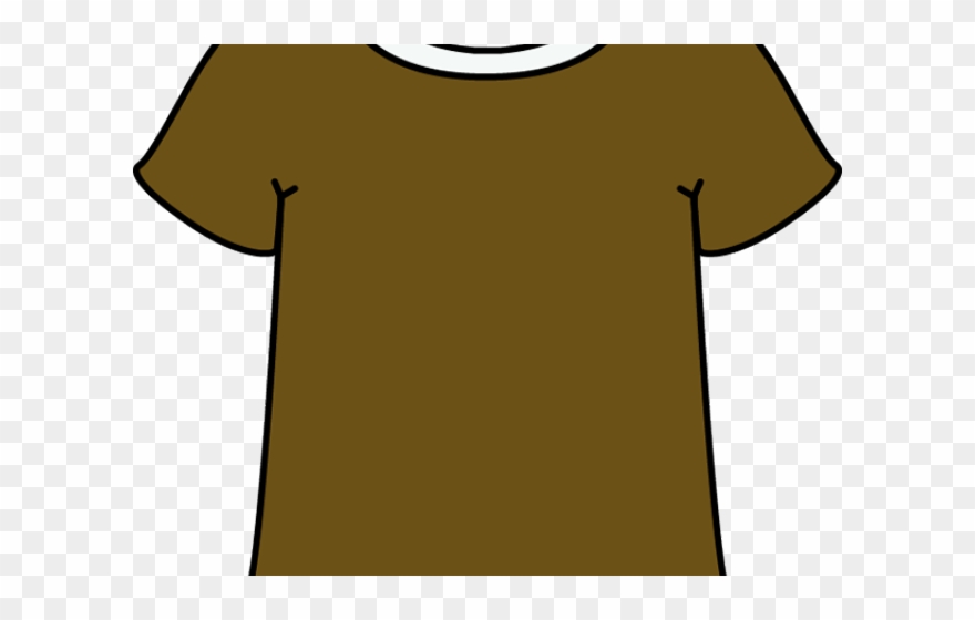 Brown Clipart Tshirt - Brown Shirt Clipart - Png Download