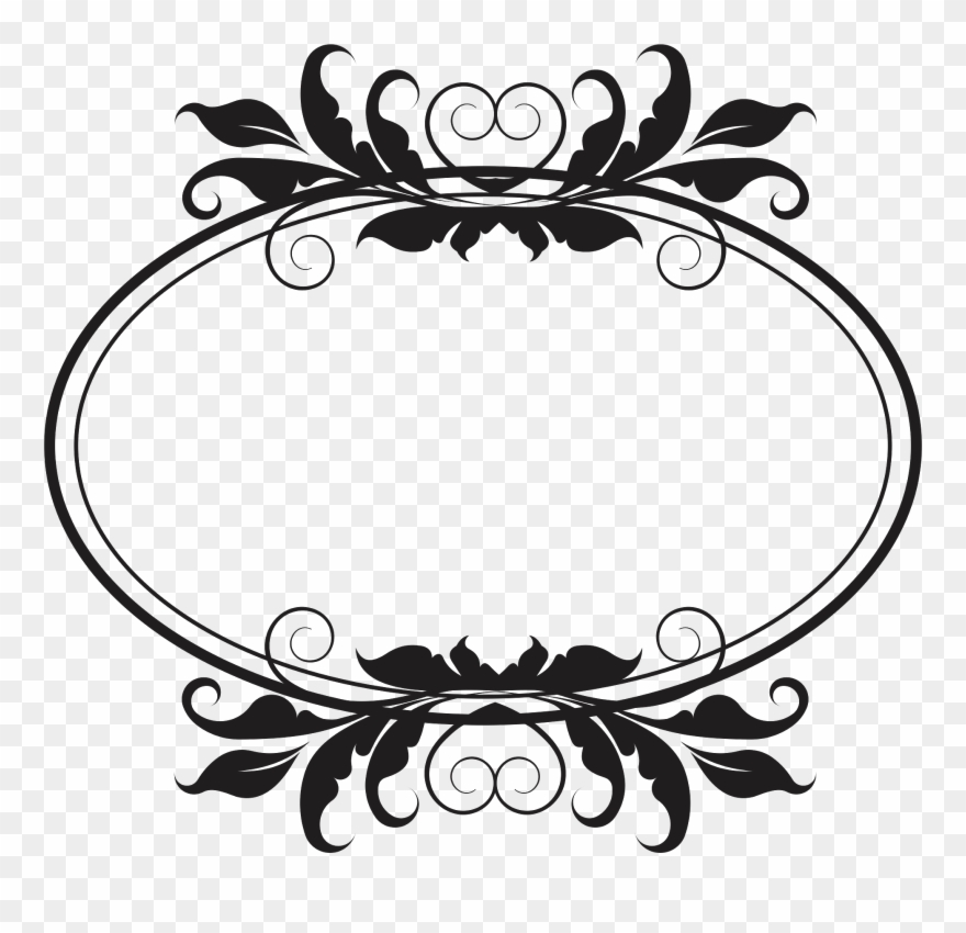 Monograma5 - Molduras Com Fundo Transparente Clipart