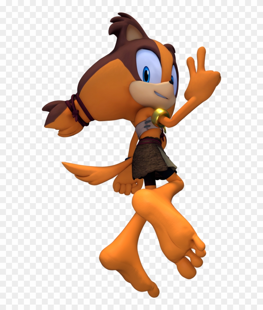 Barefoot Clipart Transparent - Sonic Sticks Feet - Png Download