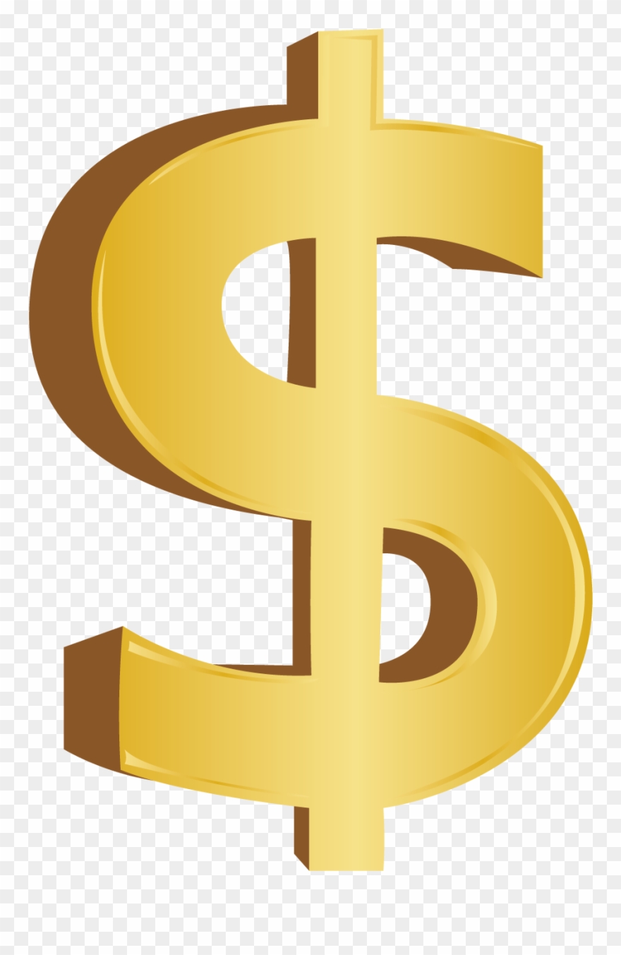 Dollar Sign Scalable Vector Graphics Symbol - Dollar Sign Png Vector Clipart