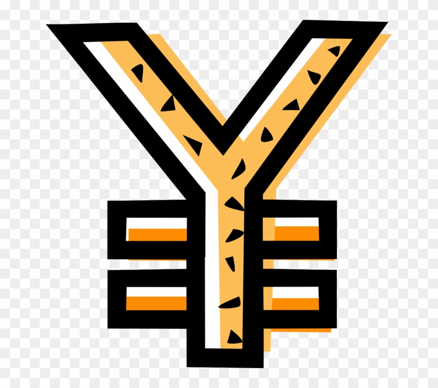 Vector Illustration Of Japanese Currency Yen Money Clipart