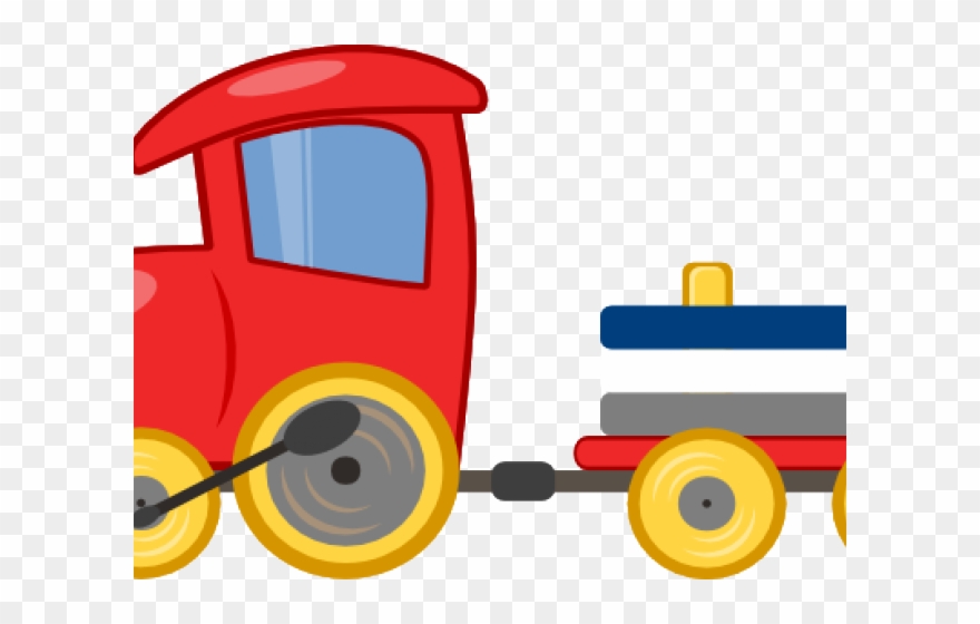 Train Clipart Transparent Background - Clip Art Toy Train - Png Download