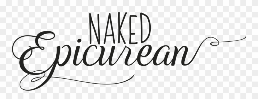The Naked Epicurean - Calligraphy Clipart