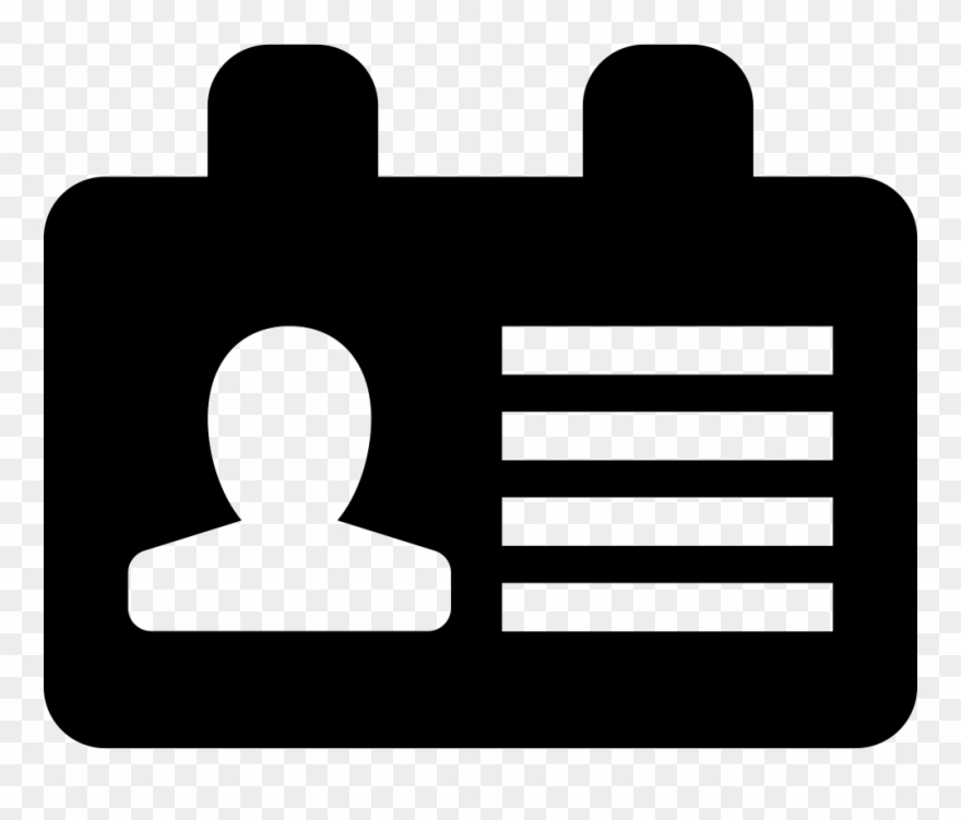 Png File Svg - Symbole Carte D Identité Clipart