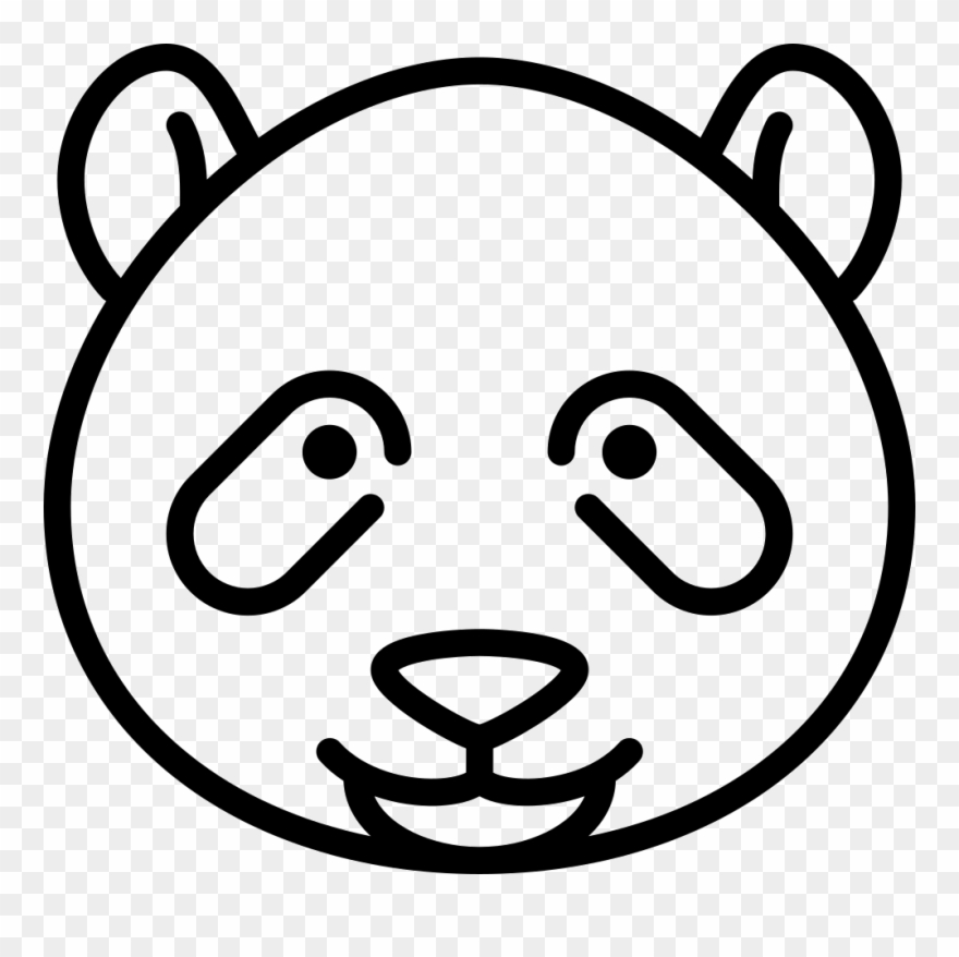 Svg Png Icon Free Download Onlinewebfonts Com - Giant Panda Clipart