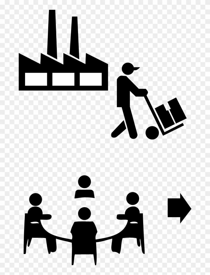 Factory - Grupos De Trabajo Icono Clipart