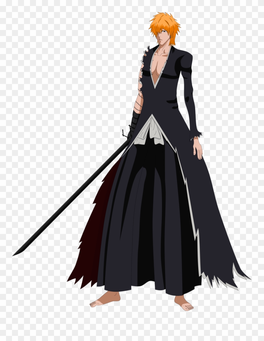 Bleach Free Transparent Png - Ichigo Final Tensa Zangetsu Bankai Sword Clipart