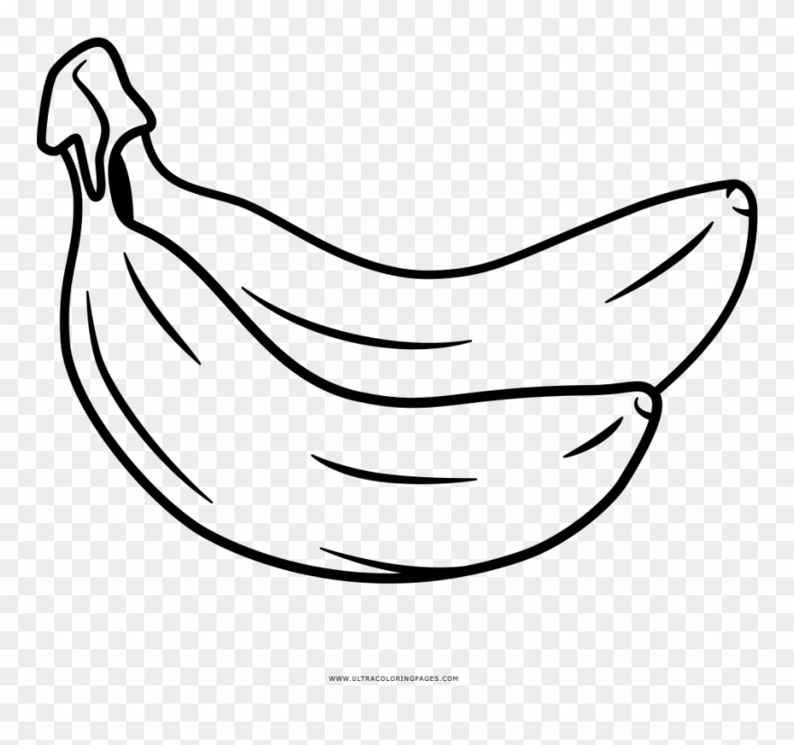 Bananas Coloring Page - Desenho De Bananas Para Colorir Clipart