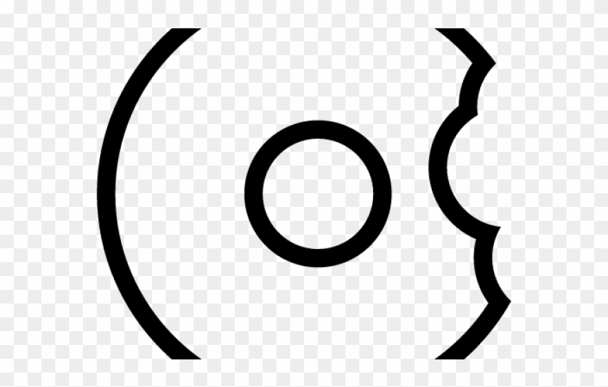 Doughnut Clipart Outline - Circle - Png Download