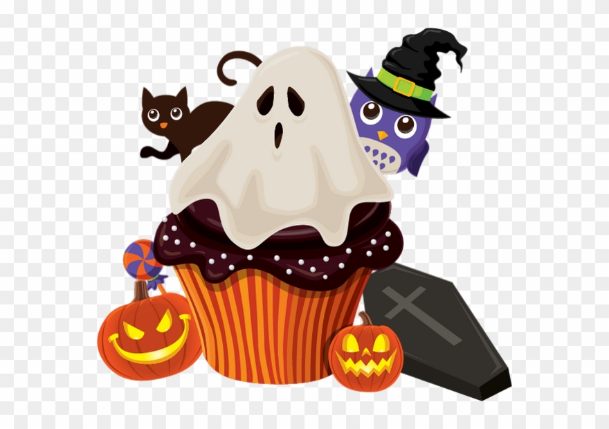 Cupcake D'halloween - Halloween Clipart