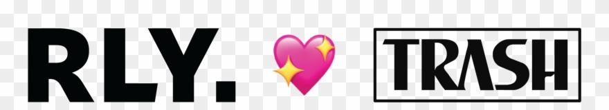Rly Joins Forces With Trash - Heart Clipart