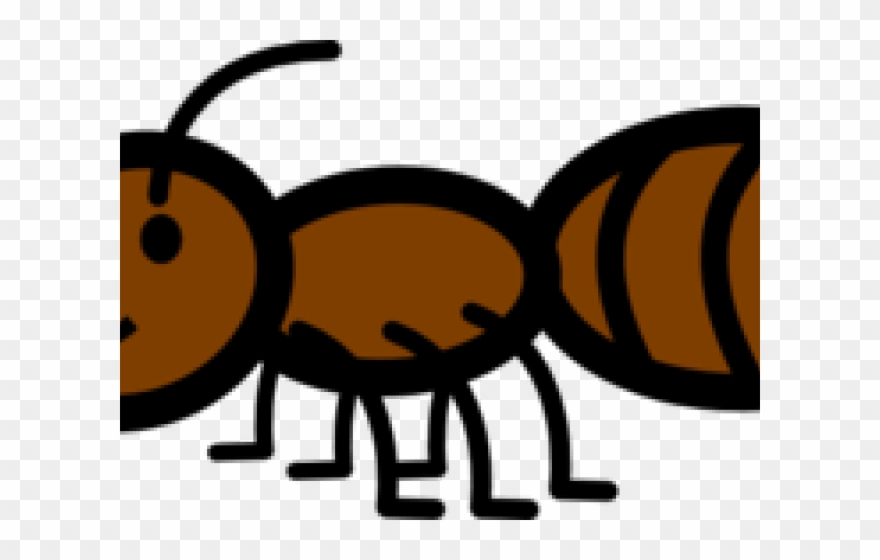 Ants Clipart Brown Ant - Cartoon Red Ant Transparent - Png Download