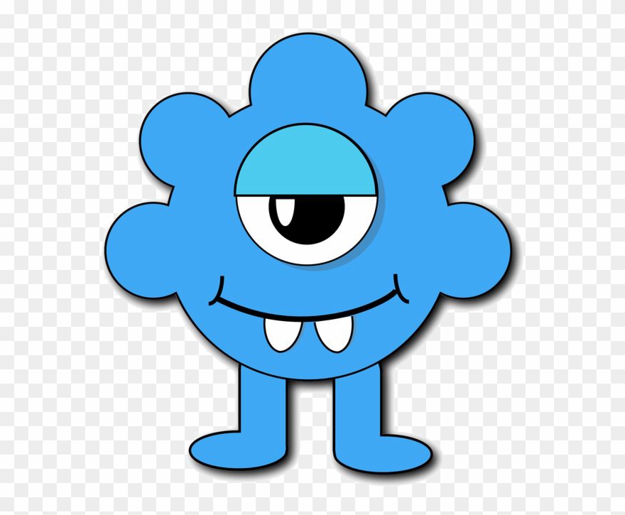 Blue Monster Png File - Monsters Clip Art Transparent Png