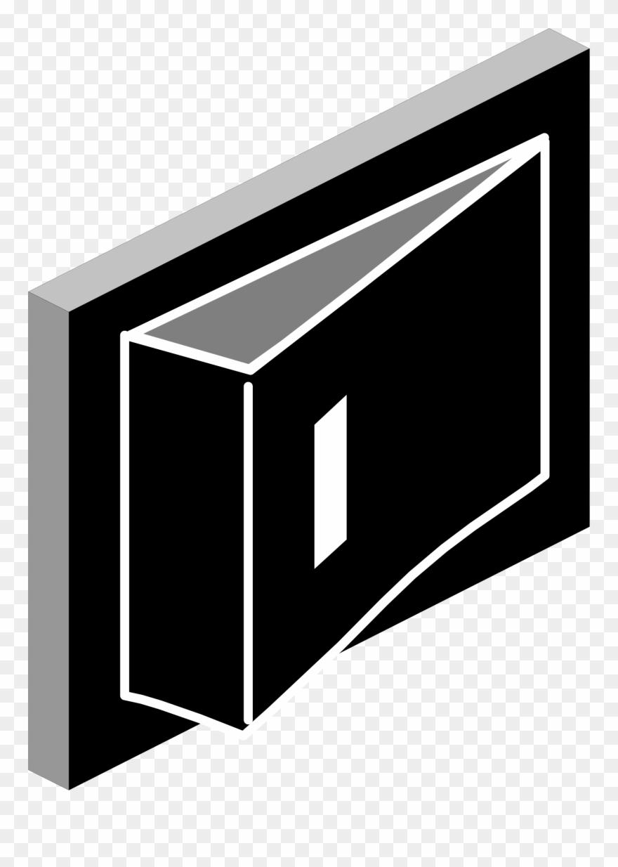 Clipart Switch Black Off Built In - Switch Clipart On Off - Png Download