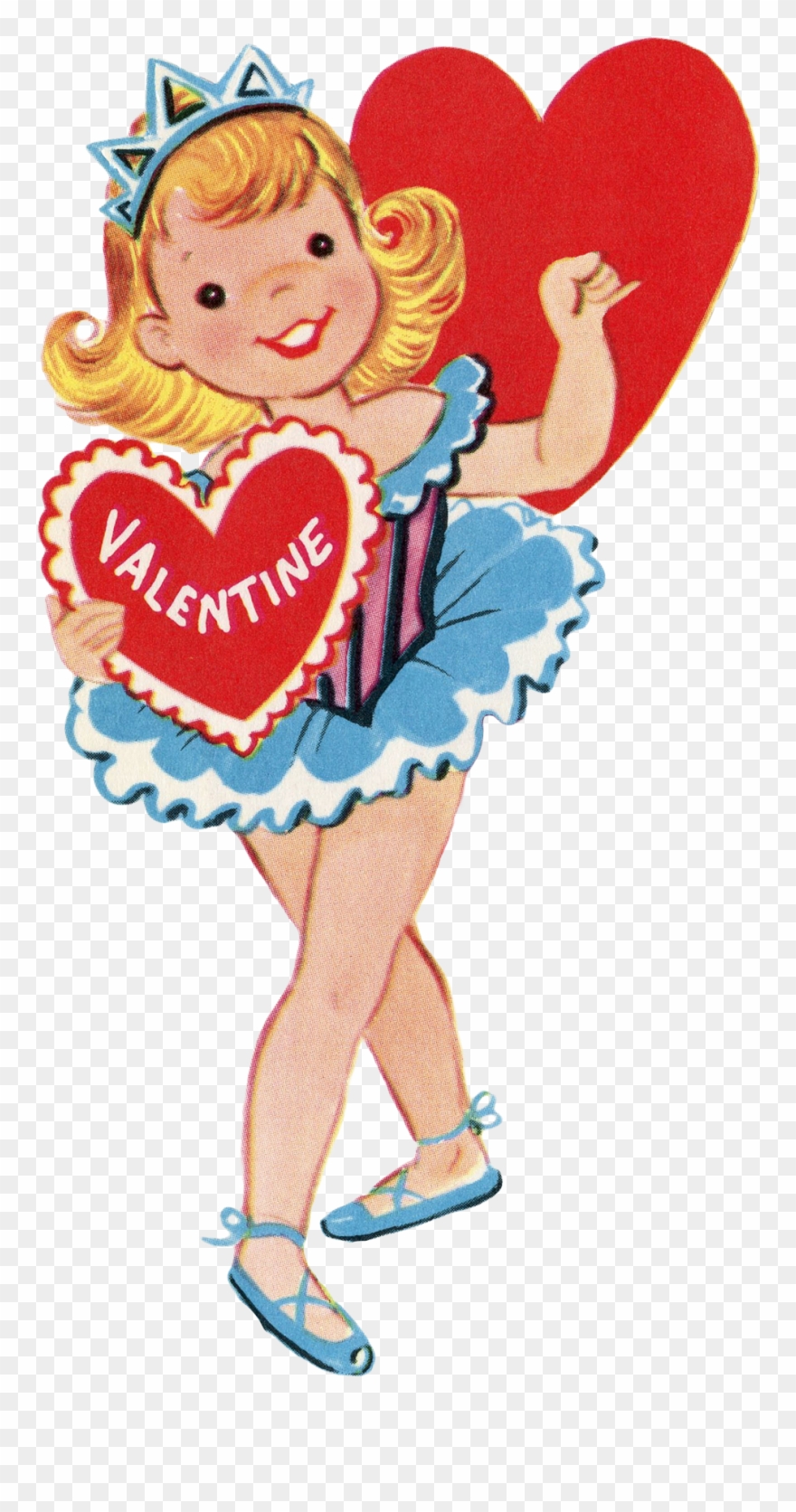 Graphics Fairy Vintage Valentine - Illustration Clipart