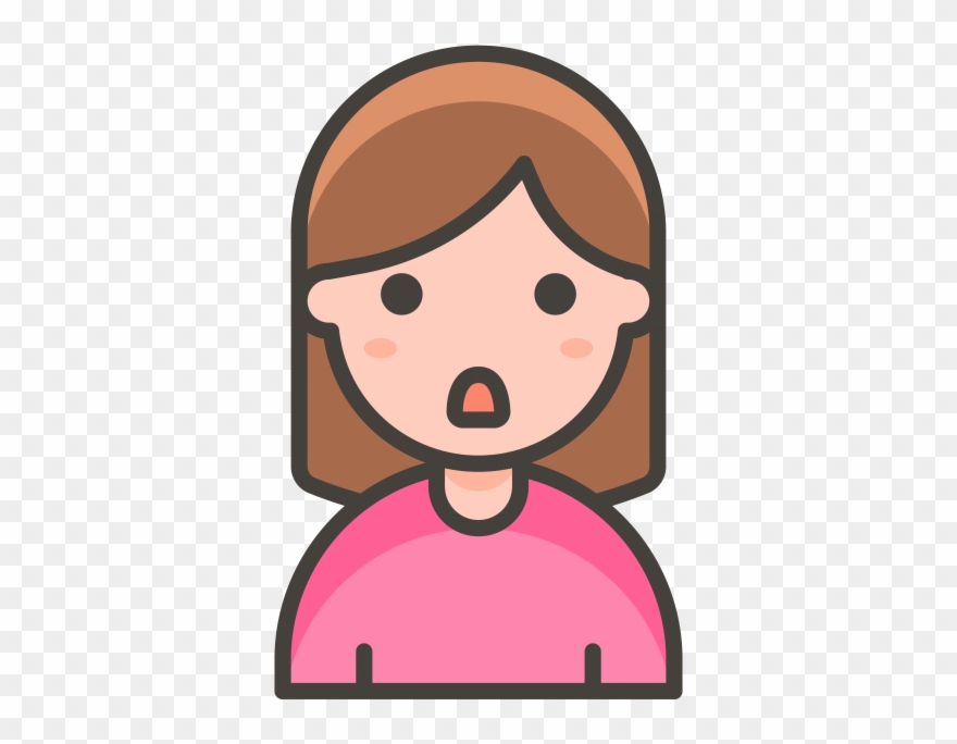 Woman Pouting Emoji - Woman Judge Vector Clipart