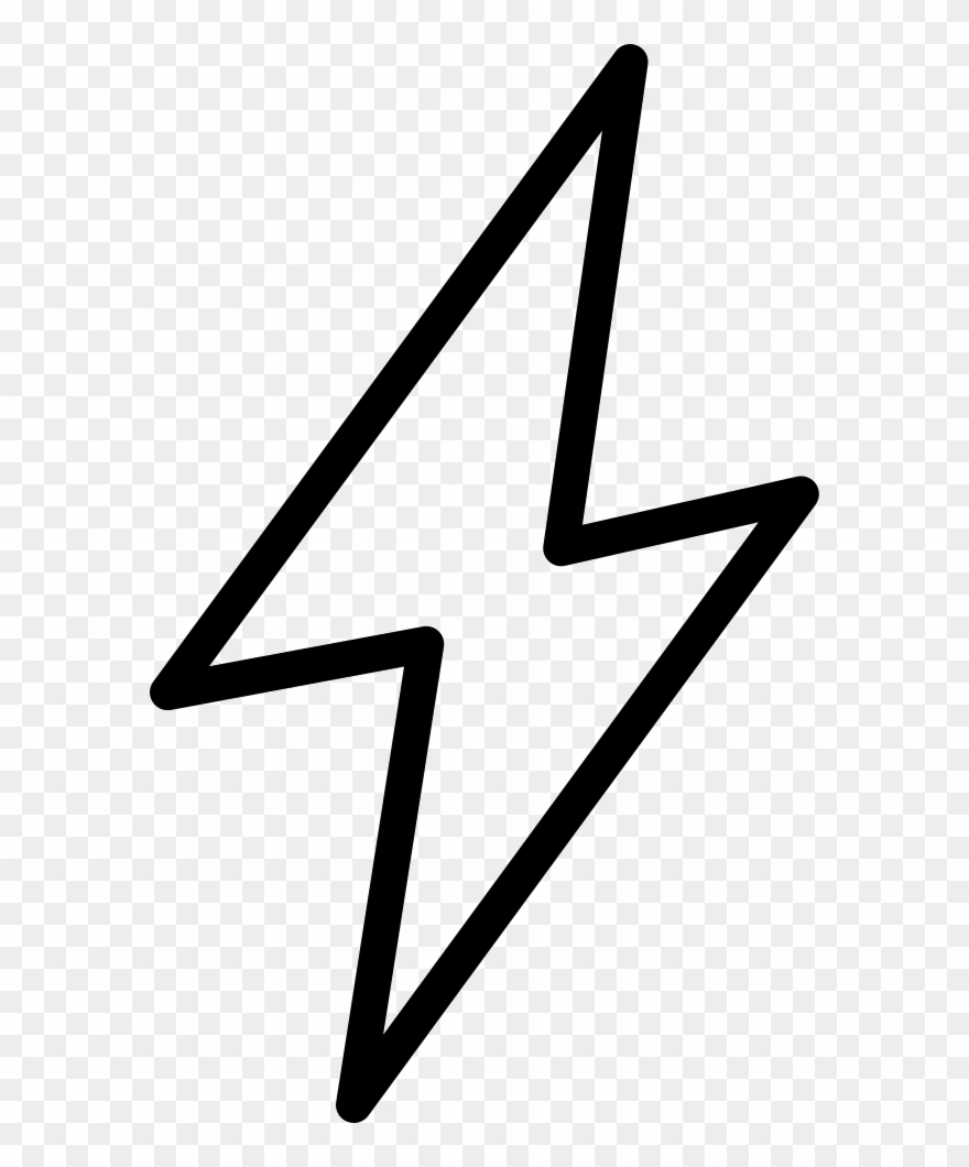 Flash Lightning Bolt Comments - Lightning Symbol White Png Clipart