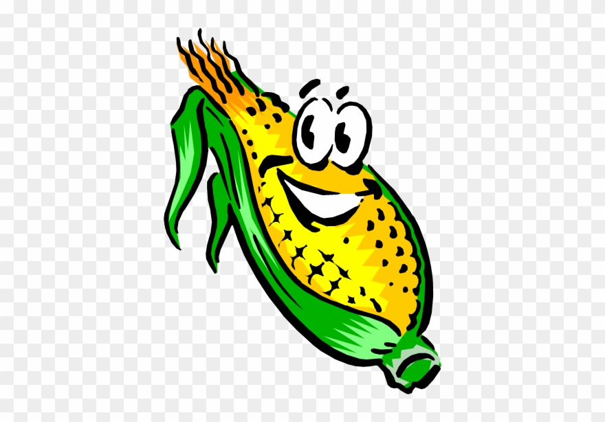 Corn Guy - Cartoon Corn Clipart