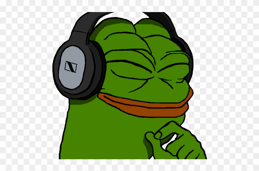 Fashy Music - Pepe Frog Png Clipart