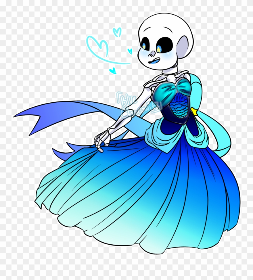 Blueberry In A Dress Blueberry In A Dress Blueberry - Sans In A Dress Clipart