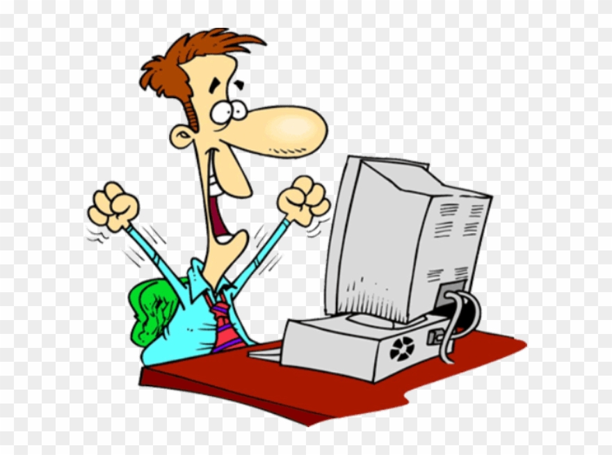 Computer Programmer Cartoon Clipart