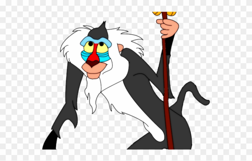The Lion King Clipart Disney World Character - Rafiki - Png Download