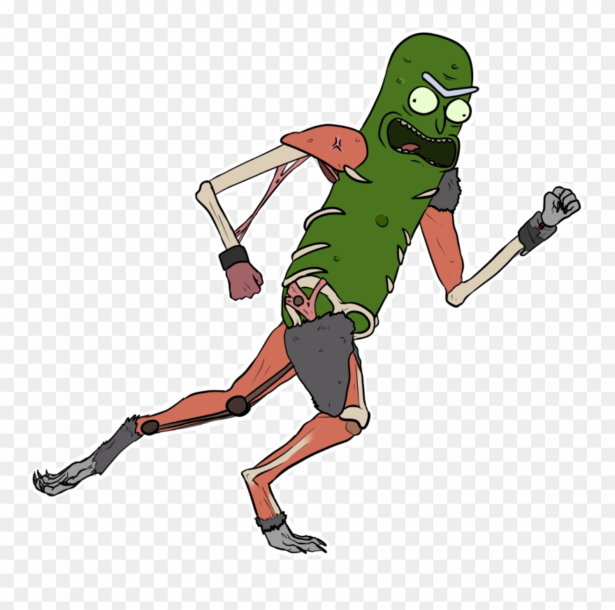 Pickle Rick Png - Pickle Rick In Rat Suit Clipart