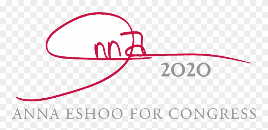 Anna Eshoo For Congress - Line Art Clipart