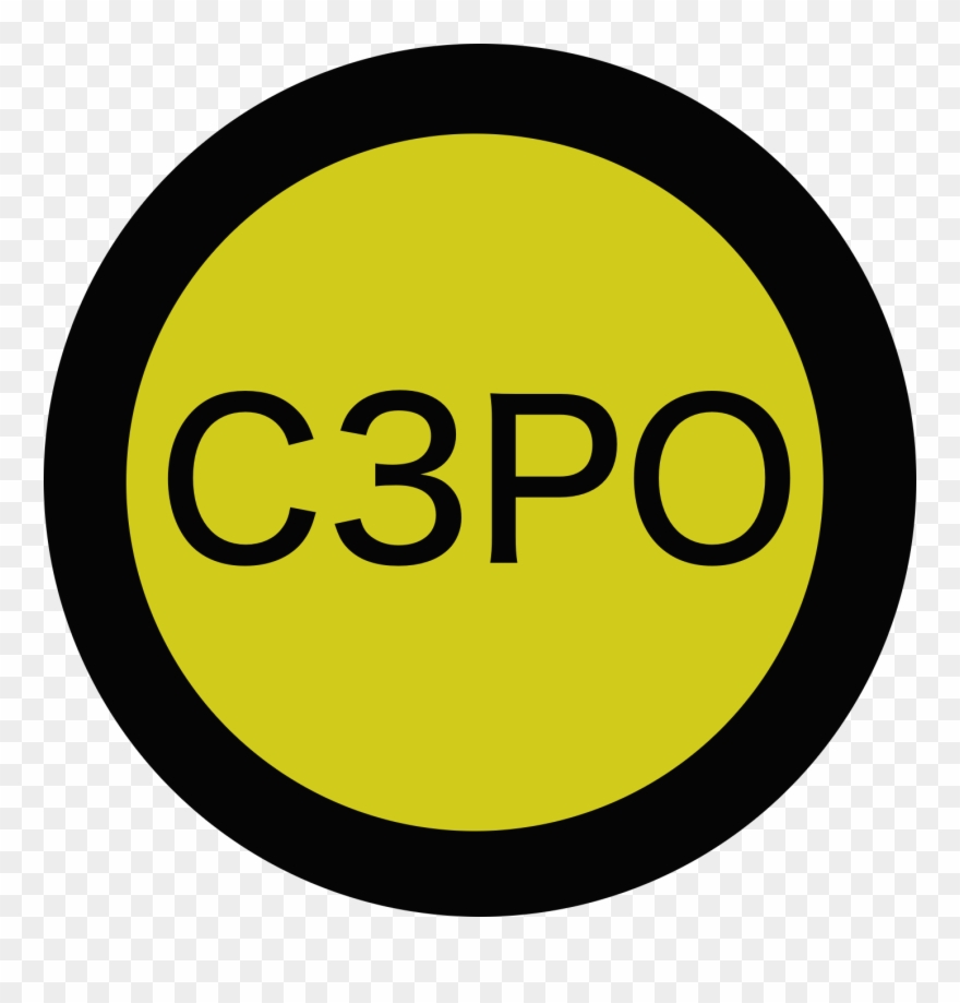 C3po Design - Circle Clipart