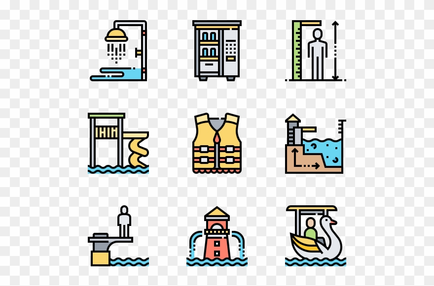 Water Park - Иконка Компания Clipart