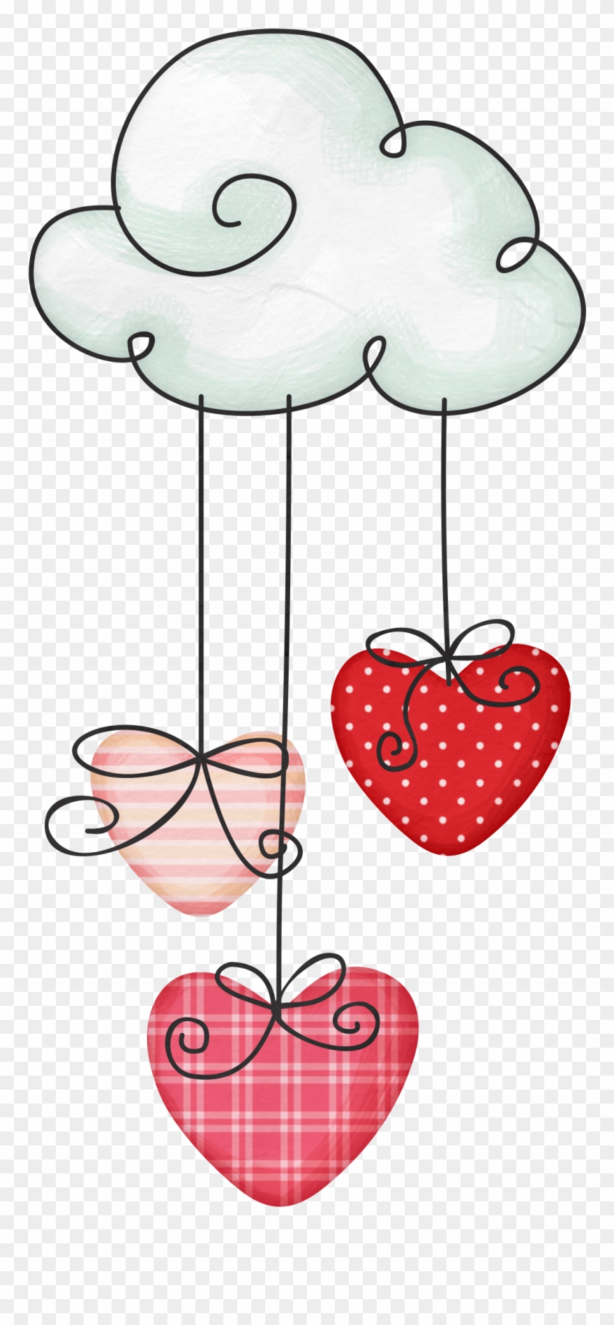 Cloud Drawing Heart - Cloud 9 Clip Art - Png Download