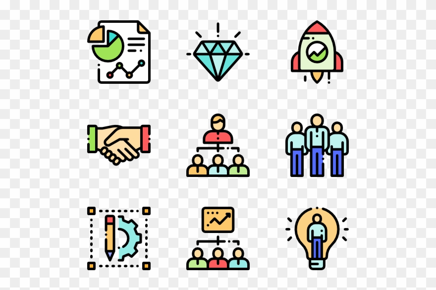 Strategy And Management - Icons For Web Design Clipart