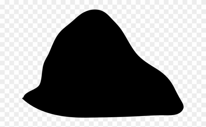 Rock Clipart Royalty Free Public Domain Clipart Ejz8ph - Rock Black And White Png Transparent Png