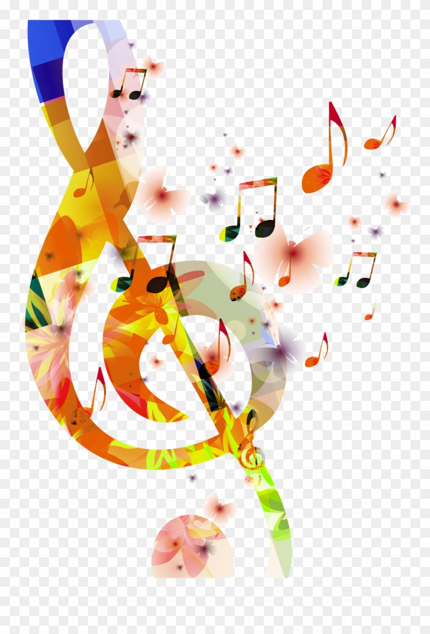 Transparent Music Notes - Music Notes Png Transparent Clipart
