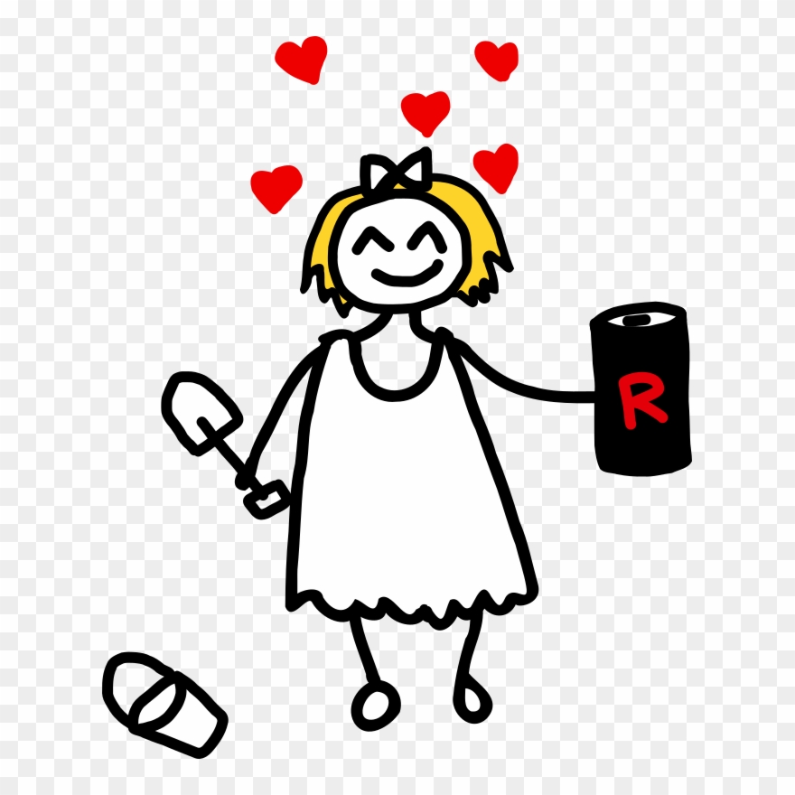 Clipart Girl In Love - Png Download