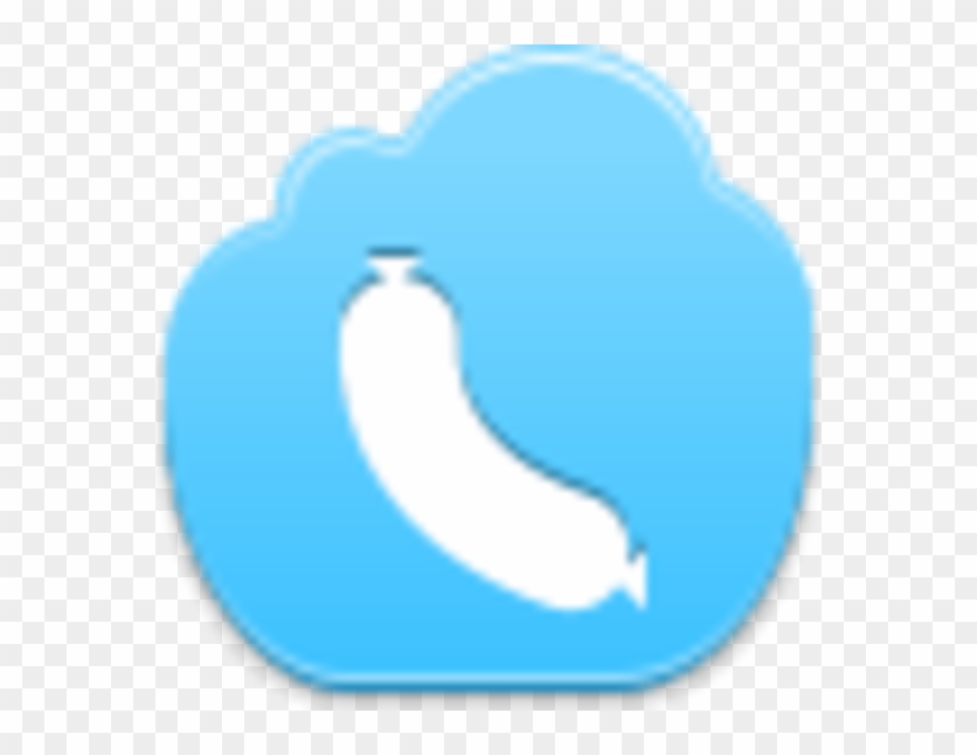 Sausage Icon Image - Share Icon Png Blue Clipart